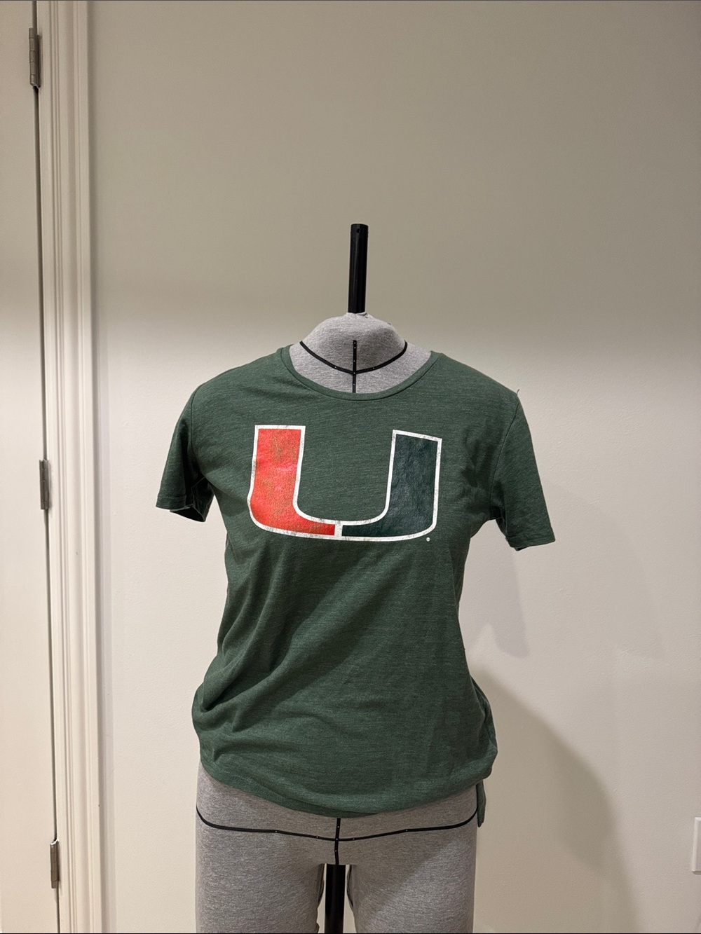 UMiami Hurricanes Dark Green Short Sleeve Tee